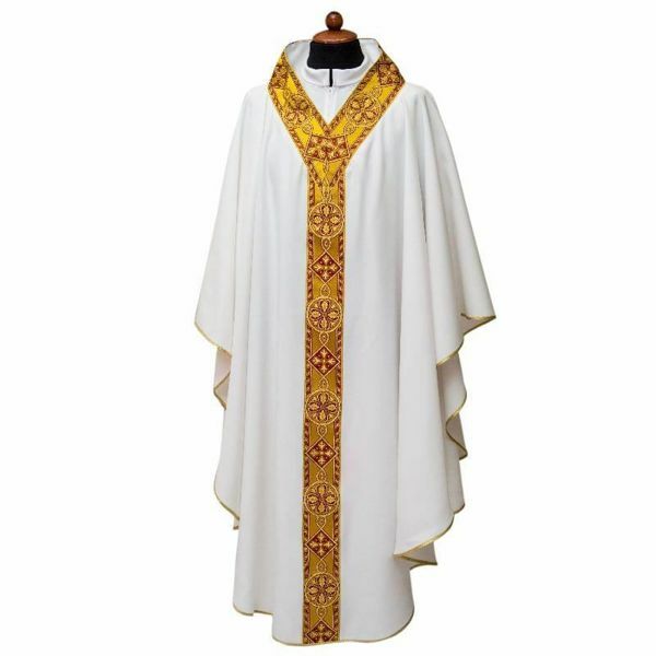 Picture of Chasuble | Open collar | Geometric | Polyester