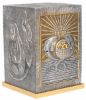 Picture of Catholic Tabernacle bicolor bronze Exposition H. 46 cm (18,1 inch) Loaves Fishes