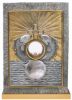 Picture of Catholic Tabernacle bicolor bronze Exposition H. 46 cm (18,1 inch) Loaves Fishes