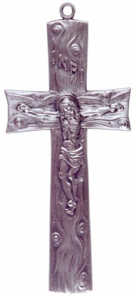 Picture of Wall Crucifix 22,5x10,5 cm (8,7x4,1 inch) INRI bronze