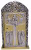 Picture of Catholic Tabernacle bicolor bronze H. 46 cm (18,1 inch) Christ Pantocrator