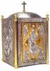 Immagine di Tabernacolo grande bronzo 62x37x37 cm Cristo Pantocratore Evangelisti