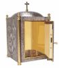Immagine di Tabernacolo grande bronzo 62x37x37 cm Cristo Pantocratore Evangelisti