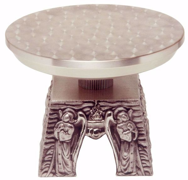 Picture of Altar Throne Base for Monstrance H. cm 15 (5,9 inch) Angels in Prayer in bronze Gold Silver 