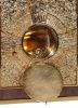 Picture of Small wooden Tabernacle Exposition H. 25 cm (9,8 inch) Cross IHS Rays