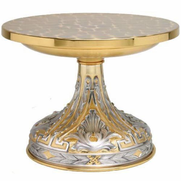 Immagine di Tronetto per Ostensorio H. 20,5 cm Uva Spighe Foglie