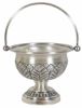 Picture of Chiseled Holy Water Pot H. 11 cm (4,3 inch) Leaves