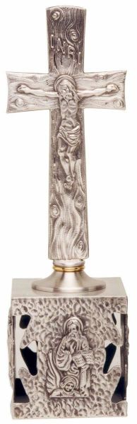 Picture of Altar Crucifix H. 36 cm (14,2 inch) Four Evangelists brass
