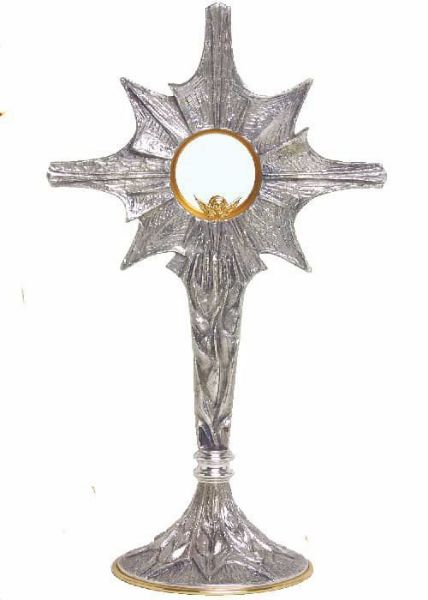 Picture of Monstrance with lunette H. 52 cm (20,5 inch) stylized Rays of Light