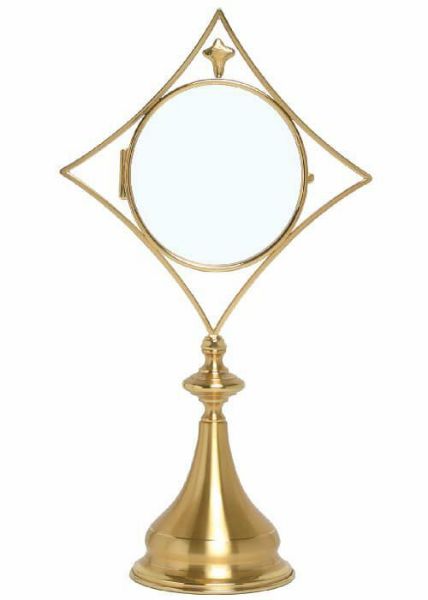 Immagine di Ostensorio moderno teca Ostia Magna H. 51 cm con nodo Croce