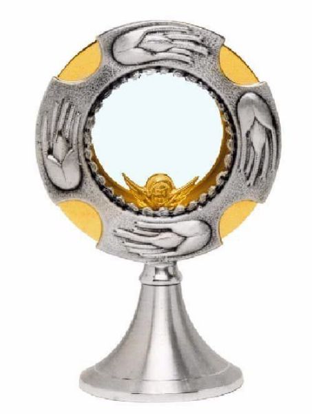Immagine di Teca Ostensorio con lunetta H. 21 cm Spighe