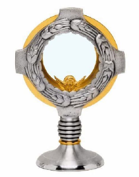 Immagine di Teca Ostensorio con lunetta H. 21 cm Spighe
