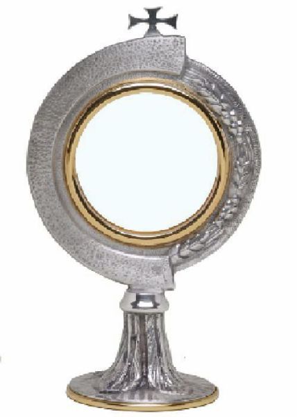 Immagine di Teca Ostensorio H. 19,5 cm Spighe Uva