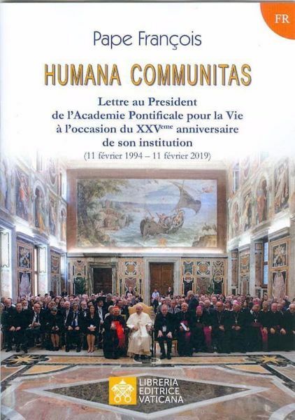 Immagine di Humana Communitas Lettre au President de l'Academie Pontificale pour la Vie Pape François