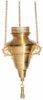 Immagine di Lampada Santissimo a sospensione H. 15 cm liscia satinata