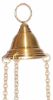 Immagine di Lampada Santissimo a sospensione H. 15 cm liscia satinata