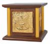 Picture of Wooden Catholic Tabernacle H. 35 cm (13,8 inch) Basket of Bread