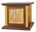 Immagine di Tabernacolo da Mensa con Colonne cm 35x35x33 (13,8x13,8x13,0 inch) Cesto di Pane in legno Oro Ciborio da Altare Chiesa
