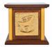 Imagen de Sagrario de mesa cm 35x35x33 (13,8x13,8x13,0 inch) Canasta de Pan de madera Oro Tabernáculo de Altar Iglesia