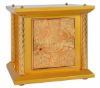 Picture of Small wooden Tabernacle 4 columns H. 33 cm (13,0 inch) Cross IHS Rays