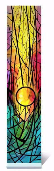 Picture of Rising Sun Window 18x4 cm (7,5x1,6 inch) Decoration | plexiglass