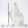Immagine di Presepe originale stilizzato bianco Sacra Famiglia Nives 18 cm Centro Ave 