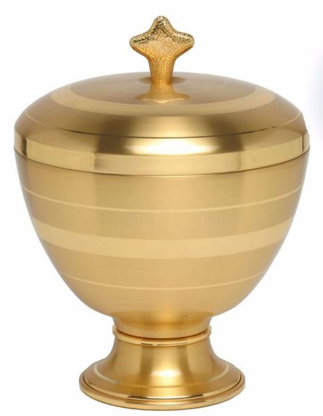 Picture of Church Ciborium H. 15 cm (5,9 inch) burnished brass