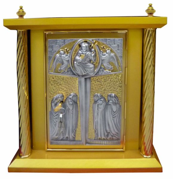 Picture of Wooden Tabernacle 4 columns H. 40 cm (15,7 inch) Christ Pantocrator