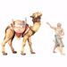 Imagen de Camello de pie cm 10 (3,9 inch) Belén Ulrich pintado a mano Estatua artesanal de madera Val Gardena estilo barroco