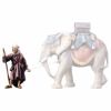 Picture of Standing Elephant Driver Ulrich Nativity 10 cm (3,9 inch) traditional wood