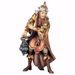 Picture of Caspar White Wise King standing cm 10 (3,9 inch) hand painted Ulrich Nativity Scene Val Gardena wooden Statue baroque style