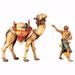 Imagen de Grupo Camello de pie 3 Piezas cm 10 (3,9 inch) Belén Ulrich pintado a mano Estatuas artesanales de madera Val Gardena estilo barroco