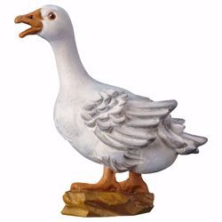 Picture of Croaking Goose cm 10 (3,9 inch) hand painted Ulrich Nativity Scene Val Gardena wooden Statue baroque style