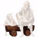 Picture of Bench cm 10 (3,9 inch) hand painted Ulrich Nativity Scene Val Gardena wooden Statue baroque style
