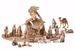 Imagen de Mula / Asno cm 10 (3,9 inch) Belén Cometa pintado a mano Estatua artesanal de madera Val Gardena estilo Árabe tradicional