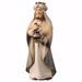 Picture of Caspar White Wise King standing cm 10 (3,9 inch) hand painted Comet Nativity Scene Val Gardena wooden Statue traditional Arabic style