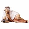 Picture of Sitting Shepherd with pipe Comet Nativity 10 cm (3,9 inch) arabic oil painted wood