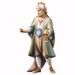 Immagine di Gaspare Re Magio Bianco in piedi cm 10 (3,9 inch) Presepe Redentore dipinto a mano Statua artigianale in legno Val Gardena stile tradizionale