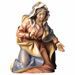 Immagine di Madonna / Maria cm 110 (43,3 inch) Presepe Ulrich dipinto a mano Statua artigianale in legno Val Gardena stile barocco