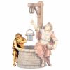 Immagine di Bambino al pozzo Presepe Ulrich 12 cm tradizionale legno