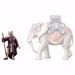Picture of Standing Elephant Driver cm 12 (4,7 inch) hand painted Ulrich Nativity Scene Val Gardena wooden Statue baroque style