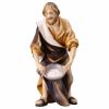 Imagen de Pastor con sal Belén Ulrich 12 cm clásico madera artesanal