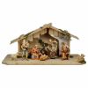 Picture of Ulrich Italian Nativity set 10 pieces 12 cm (4,7 inch) Made in Italy