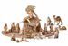 Immagine di Cammelliere in piedi cm 12 (4,7 inch) Presepe Cometa dipinto a mano Statua artigianale in legno Val Gardena stile Arabo tradizionale