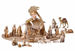 Picture of Cradle cm 12 (4,7 inch) hand painted Comet Nativity Scene Val Gardena wooden Statue traditional Arabic style