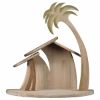 Immagine di Capanna stilizzata Presepe Cometa 12 cm legno