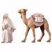 Imagen de Camello de pie cm 12 (4,7 inch) Belén Redentor pintado a mano Estatua artesanal de madera Val Gardena estilo tradicional