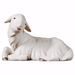 Picture of Lying Lamb cm 16 (6,3 inch) hand painted Comet Nativity Scene Val Gardena wooden Statue traditional Arabic style