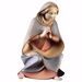 Imagen de María / Madonna cm 16 (6,3 inch) Belén Redentor pintado a mano Estatua artesanal de madera Val Gardena estilo tradicional