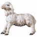 Picture of Standing Lamb cm 15 (5,9 inch) hand painted Ulrich Nativity Scene Val Gardena wooden Statue baroque style